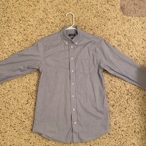 Chaps stretch, denim button down